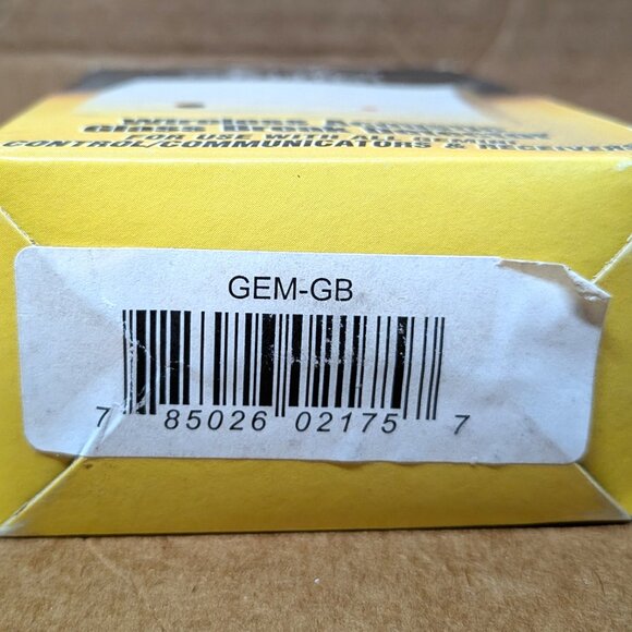 NAPCO GEM-GB WIRELESS ACUSTIC GLASS BREAK DETECTOR - NEW IN BOX - OLD STOCK - Picture 4 of 5